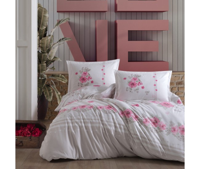 Lenjerie de pat ranforce clasy king size (lovers)